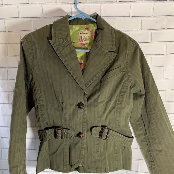 Anthro Elevenses Side Belted Jacket Size 6 - Picture 1 of 2